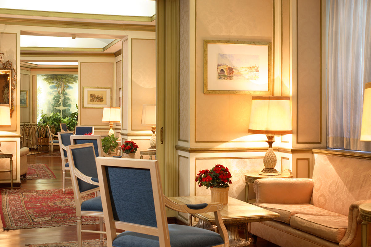 Hotel Eliseo Róma Beltér fotó